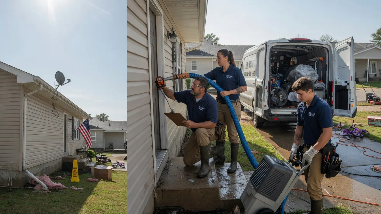 Ceiling Water Damage Restoration in Bristol, IL near me
